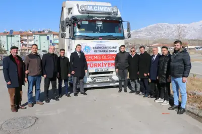 2. Yardım Tırı Deprem Bölgesine Doğru Yola Çıktı