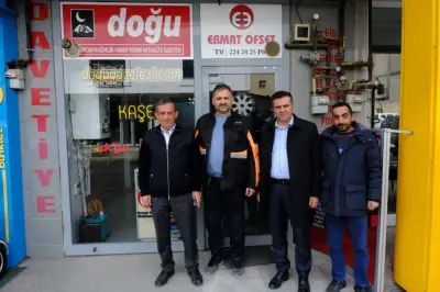 ETSO Heyeti Merkez Çarşını Ziyaret Etti
