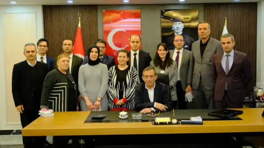 Ahmet Tanoğlu, TSO Personelinin Yeni Yılını Kutladı